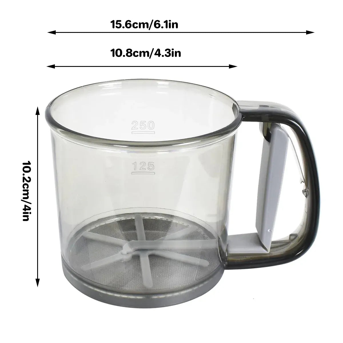 Semi Automatic Hand Held Flour Sifter
