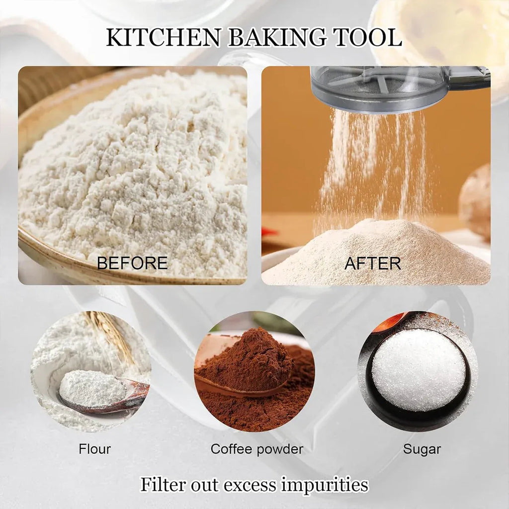 Semi Automatic Hand Held Flour Sifter