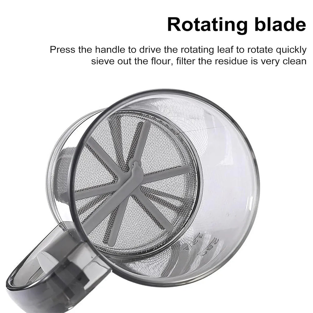 Semi Automatic Hand Held Flour Sifter