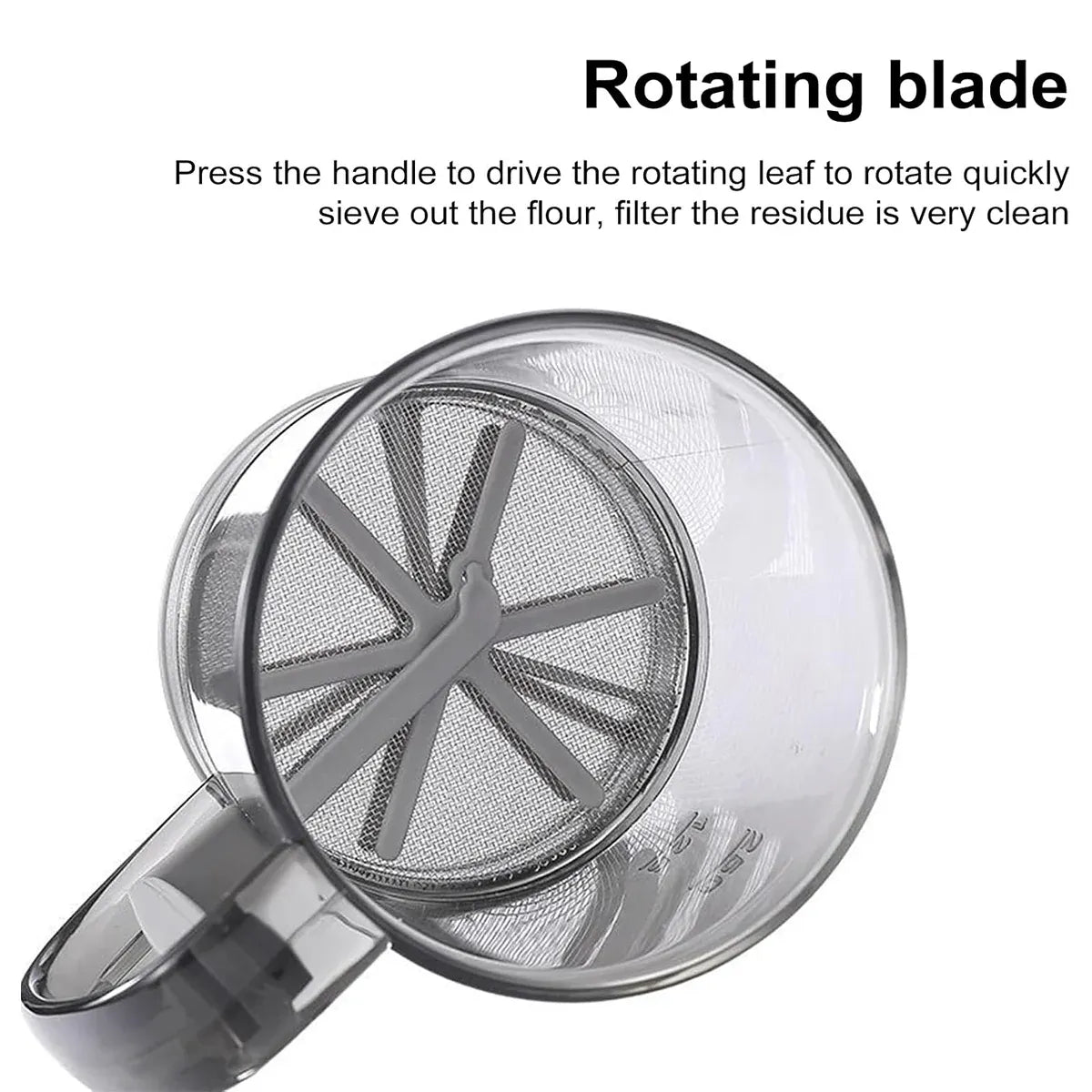Semi Automatic Hand Held Flour Sifter