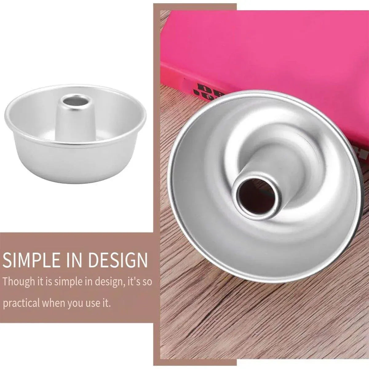 Non-Stick Hollow Round Cake Mould