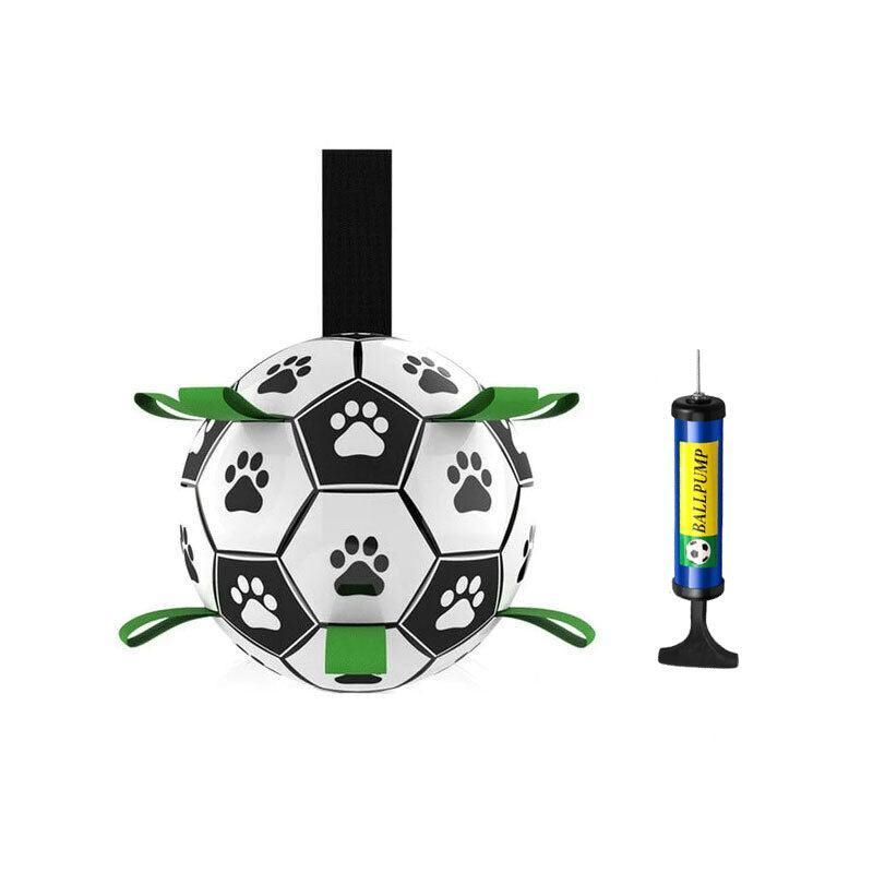 Interactive Pet Football Dog Toys Grab Tabs Outdoor Training Soccer