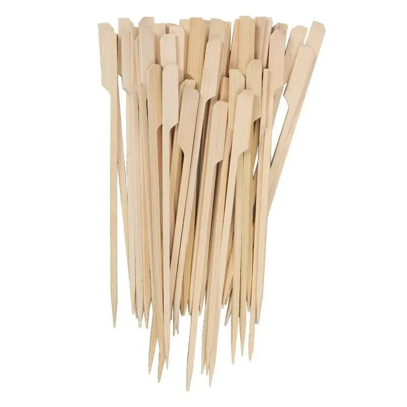 Bamboo Paddle Skewers for Finger Food, 12 cm
