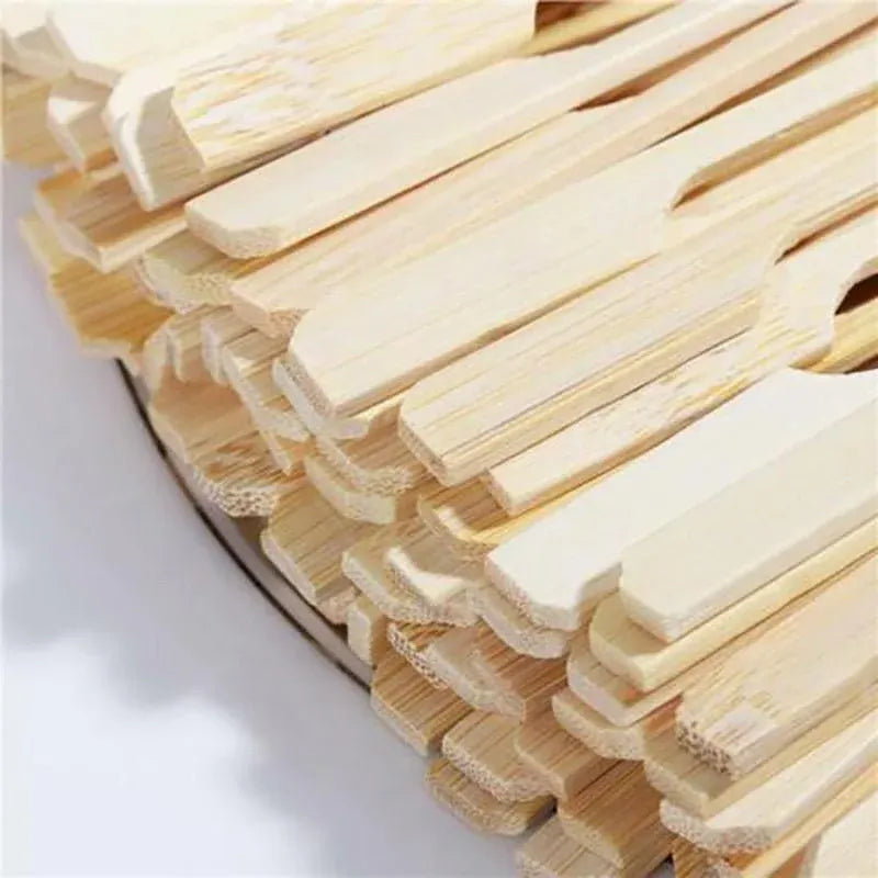 Bamboo Paddle Skewers for Finger Food, 12 cm