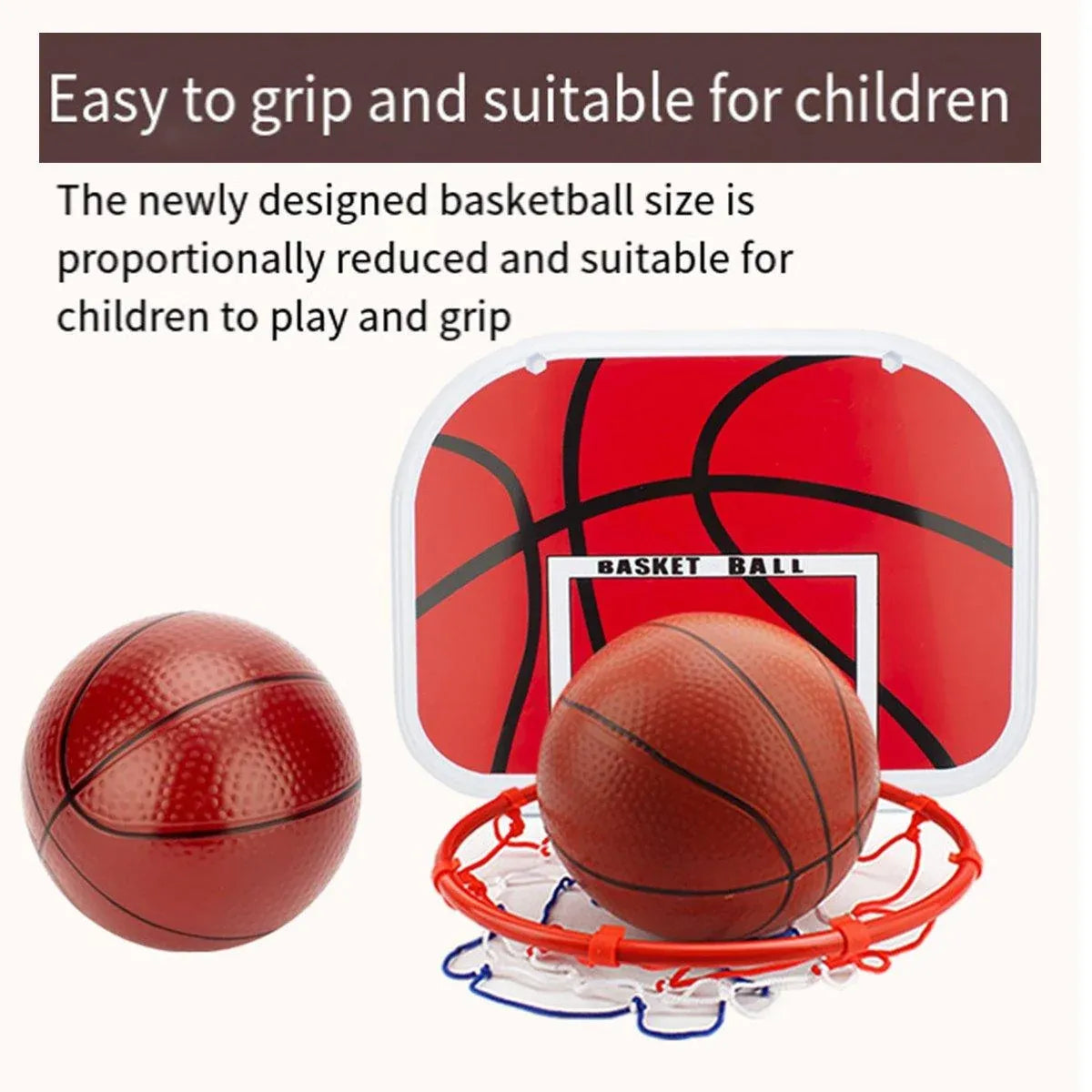 Adjustable Basketball Rack with Iron Rod Frame