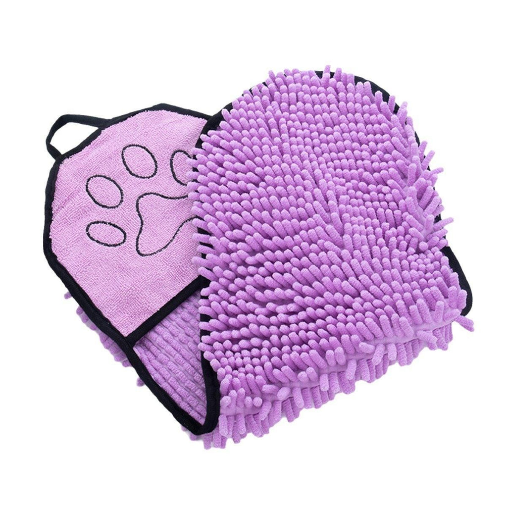 Quick Drying Pet Bath Towel Fast Absorbent Dog Cat Cleaning Towel