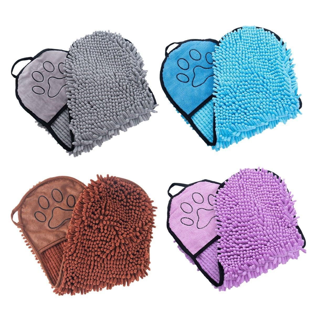 Quick Drying Pet Bath Towel Fast Absorbent Dog Cat Cleaning Towel
