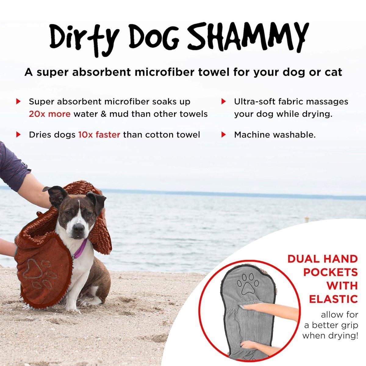 Quick Drying Pet Bath Towel Fast Absorbent Dog Cat Cleaning Towel