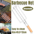 Portable Sausage Grill Net BBQ Tool Hot Dog Grill Holder Cooking