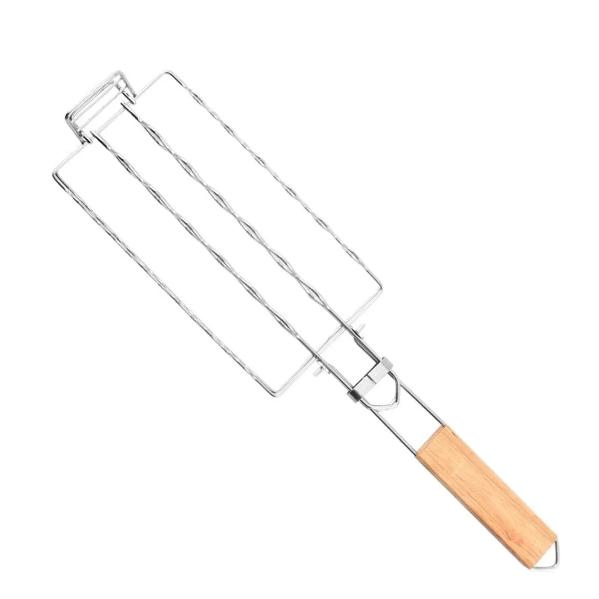 Portable Sausage Grill Net BBQ Tool Hot Dog Grill Holder Cooking