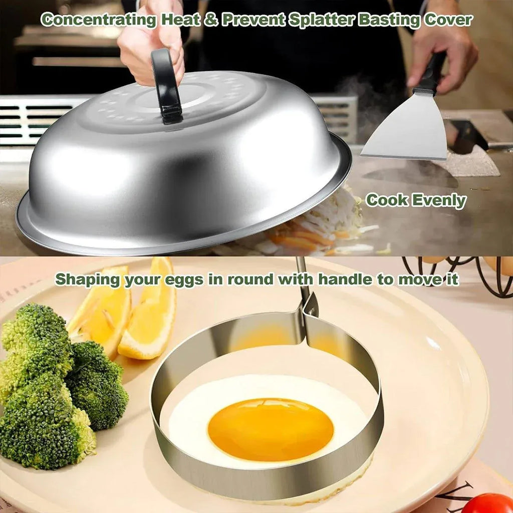 17 Piece BBQ Grill Tools Set Outdoor Barbecue Spatula Shovel