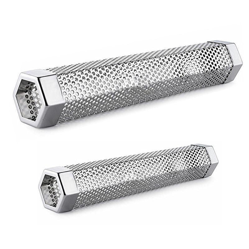 Hexagon Bbq Smoker Tube Stainless Steel Grill Accessory Smoking Box