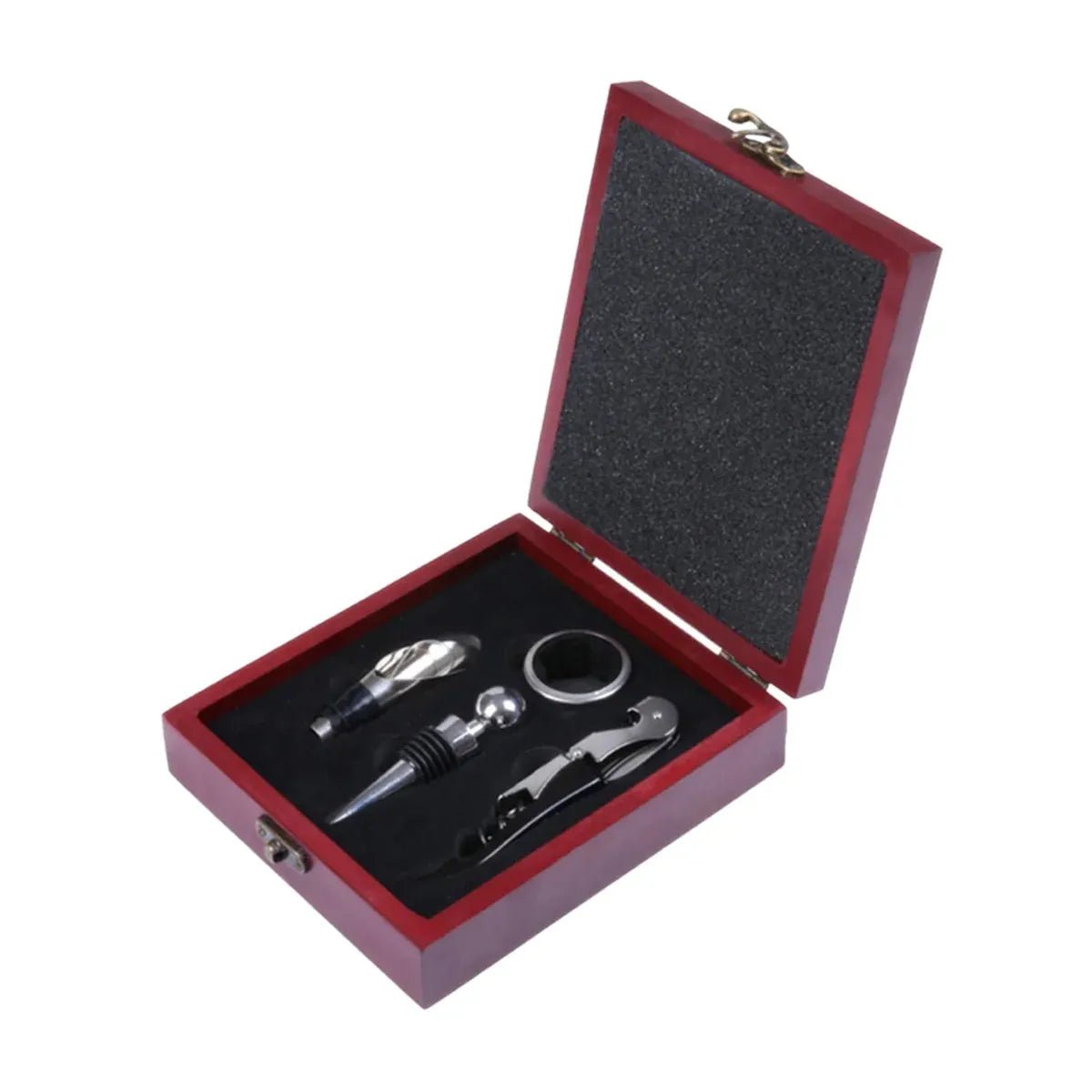 4PCS Wine Opener Set Stainless Steel Durable for Home Bar Wine Lovers