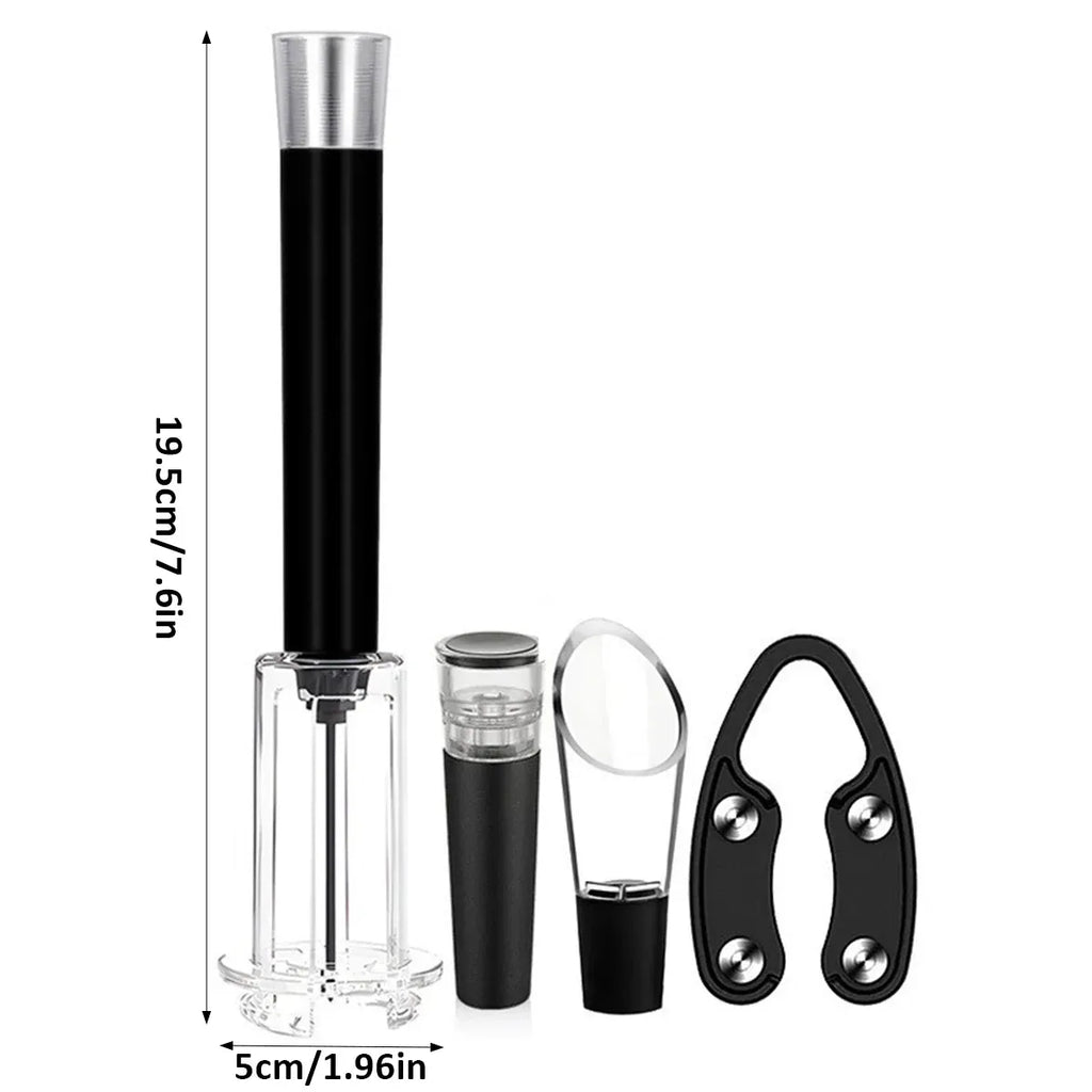 4PCS Wine Bottle Opener Set for Home Bar Kitchen Wine Lovers Birthday