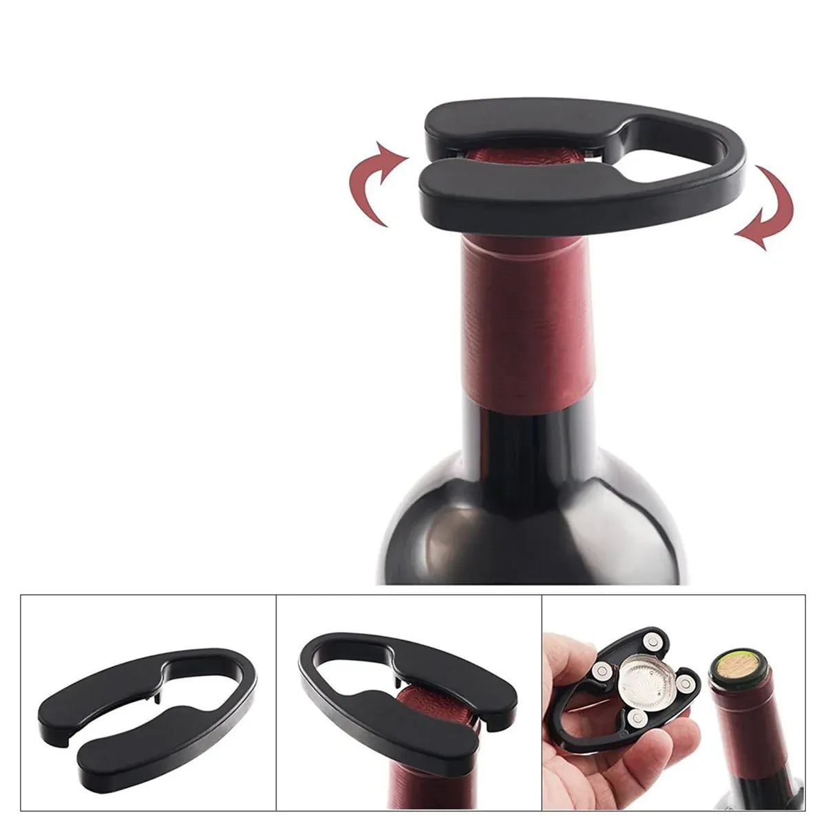 4PCS Wine Bottle Opener Set for Home Bar Kitchen Wine Lovers Birthday