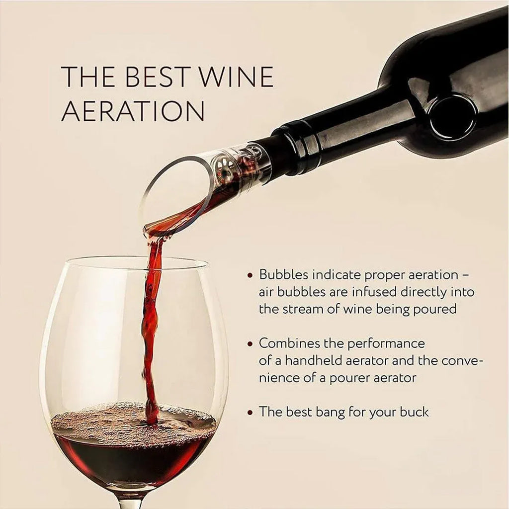 4PCS Wine Bottle Opener Set for Home Bar Kitchen Wine Lovers Birthday