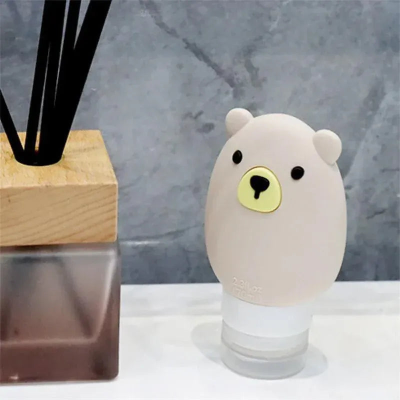 3pcs Silicone Travel Dispenser Bottles Portable Travel Size Storage