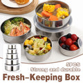 5PCS Food Storage Bowls Round Kitchen Containers with Lids for