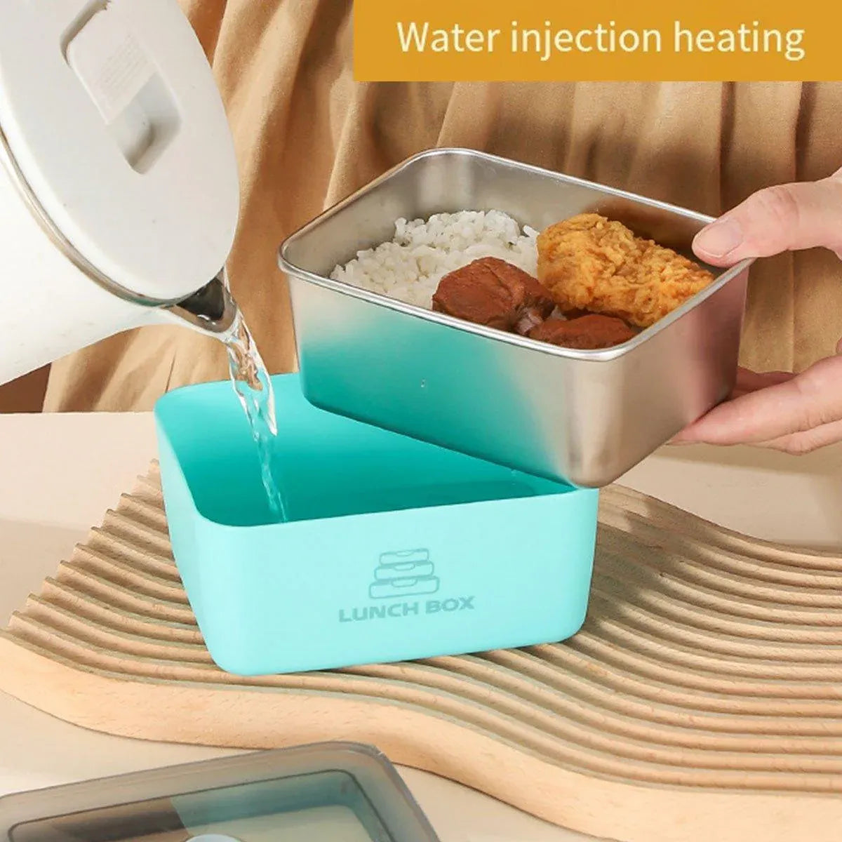4pcs Sealed Crisper Food Storage Container Set Bento Box Refrigerator