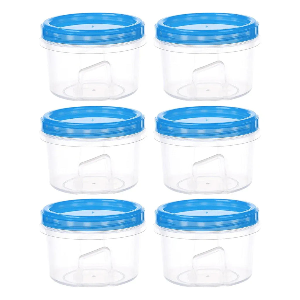 6PCS Reusable Food Storage Box Set Freezer Containers Lunch Prep