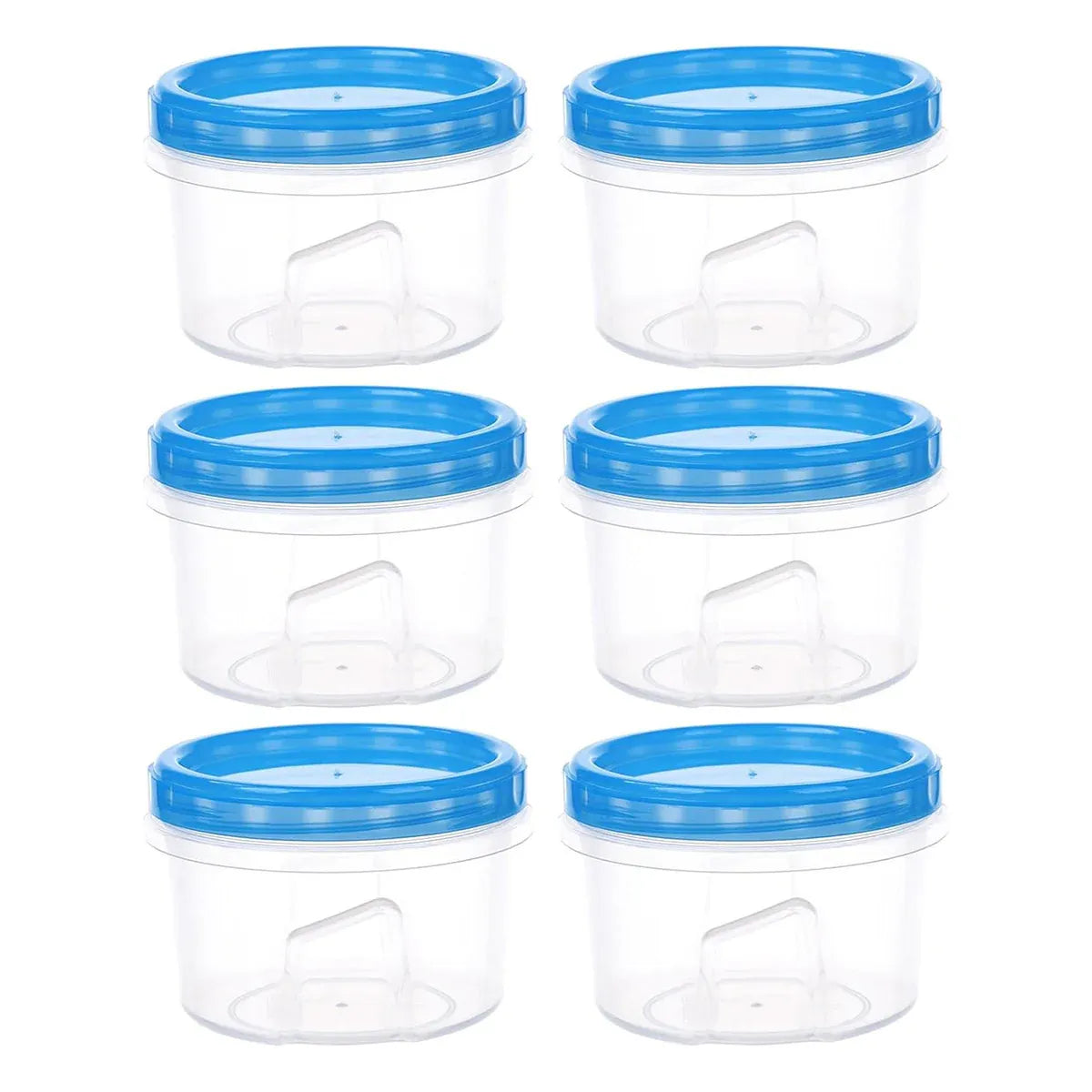 6PCS Reusable Food Storage Box Set Freezer Containers Lunch Prep