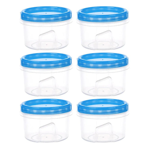 6PCS Reusable Food Storage Box Set Freezer Containers Lunch Prep