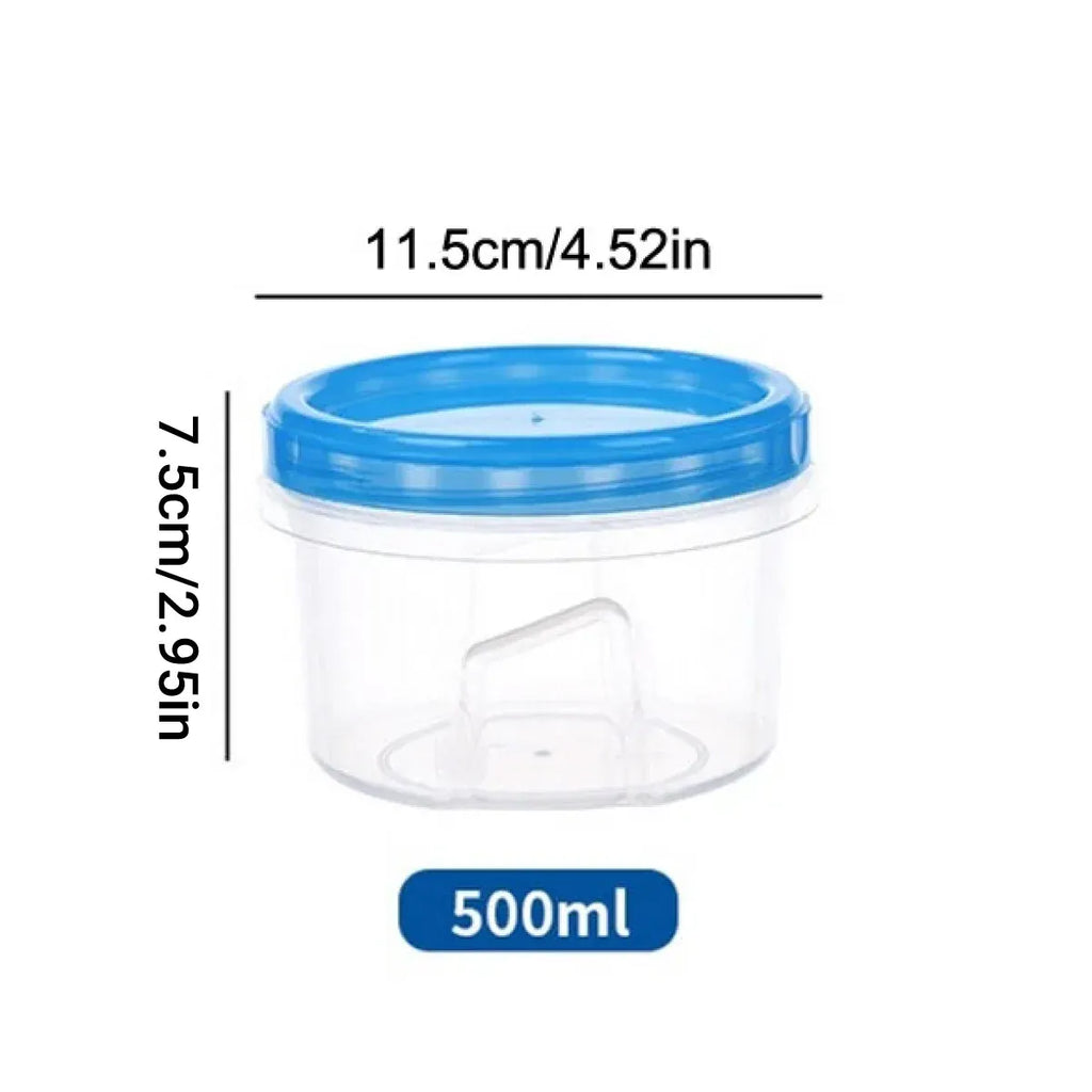 6PCS Reusable Food Storage Box Set Freezer Containers Lunch Prep