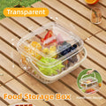 Portable Food Storage Box Large Capacity Lunch Container for