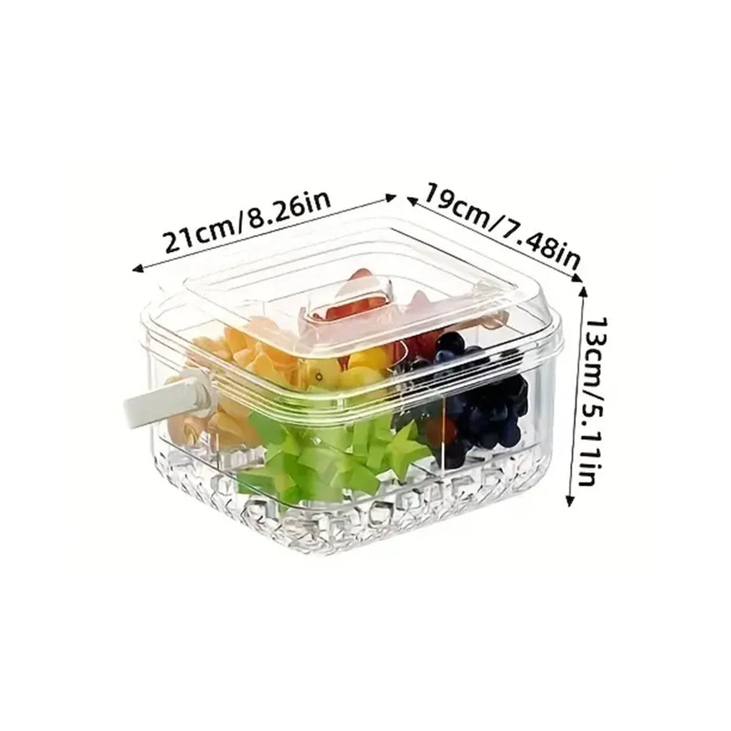 Portable Food Storage Box Large Capacity Lunch Container for