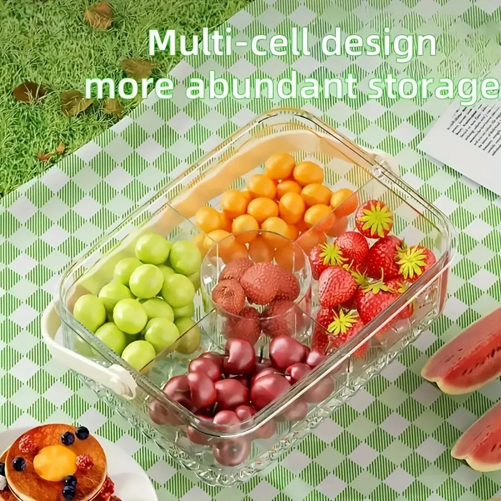 Portable Food Storage Box Large Capacity Lunch Container for