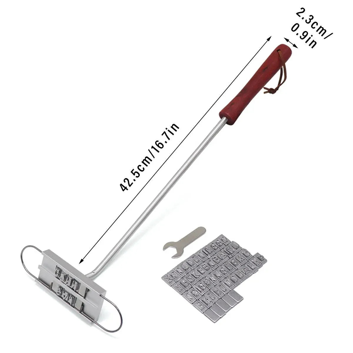 Alphabet Fire Branding Barbecue Grill Tool Custom Branding Iron