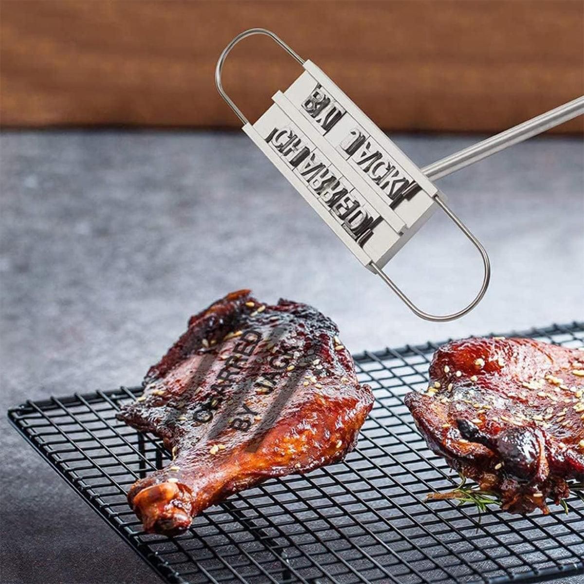 Alphabet Fire Branding Barbecue Grill Tool Custom Branding Iron