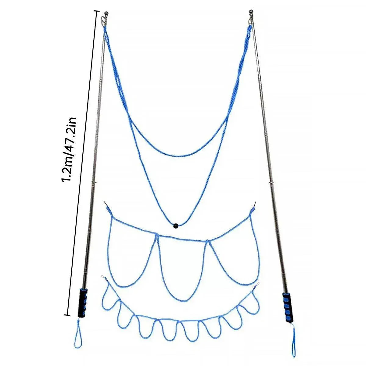 Double Pole Bubble Rope for Giant Bubble Show Outdoor Party Fun