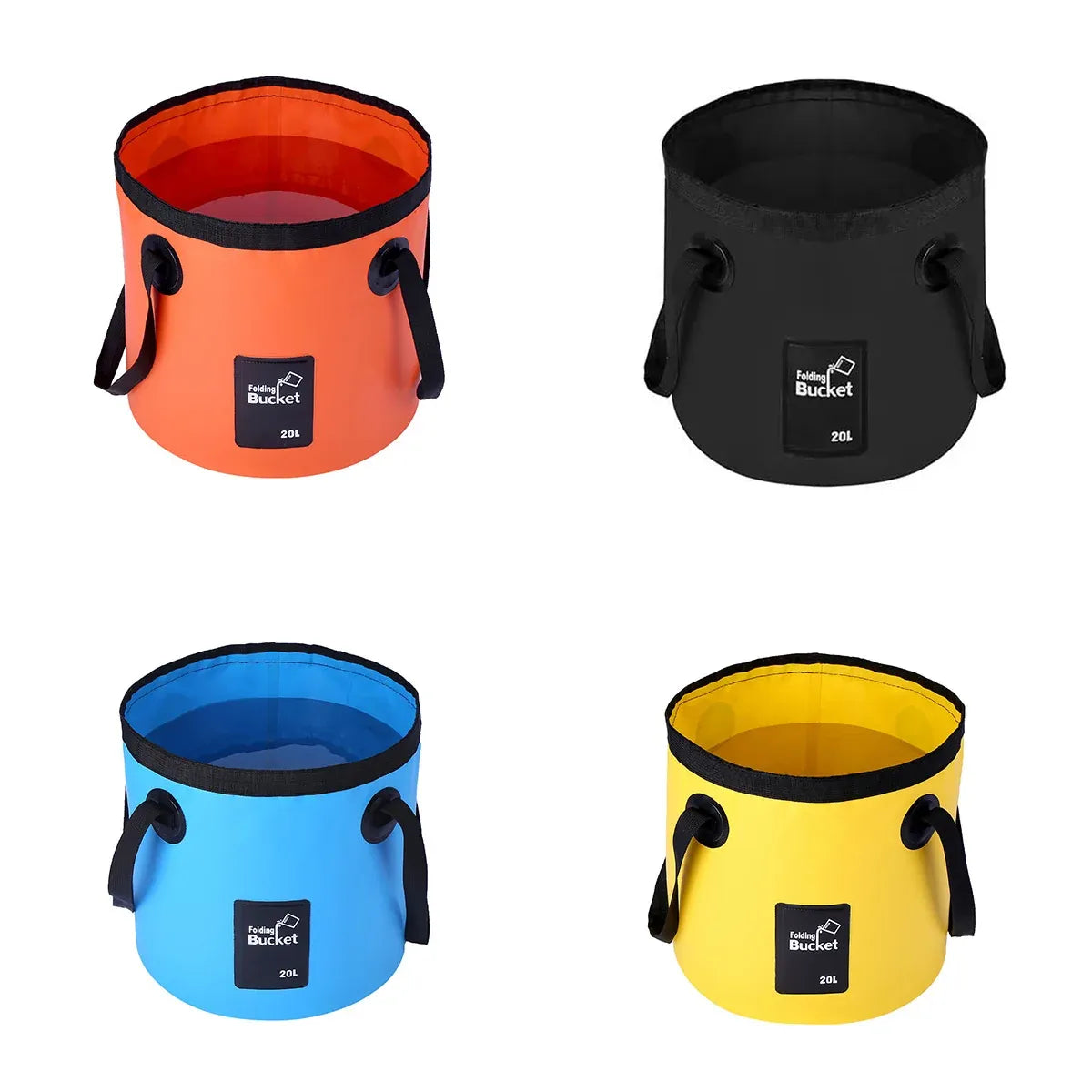 20L Portable Folding Bucket Water Container Camping Hiking