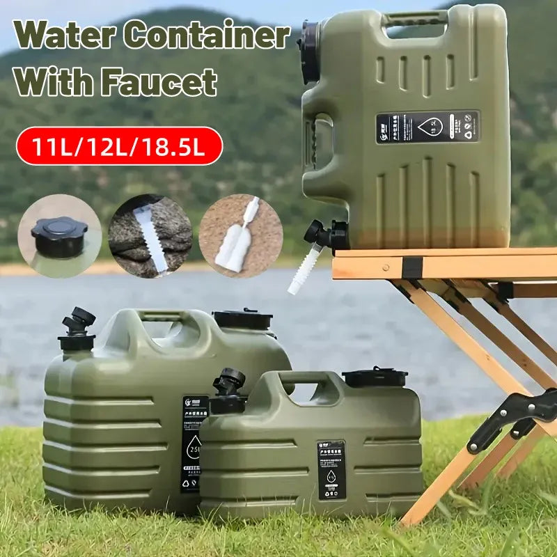Portable Camping Water Container with Tap