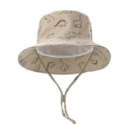 Dinosaur Print Bucket Hat with UPF 50+ Sun Protection