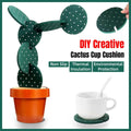 DIY Cactus Coaster Set with Pot