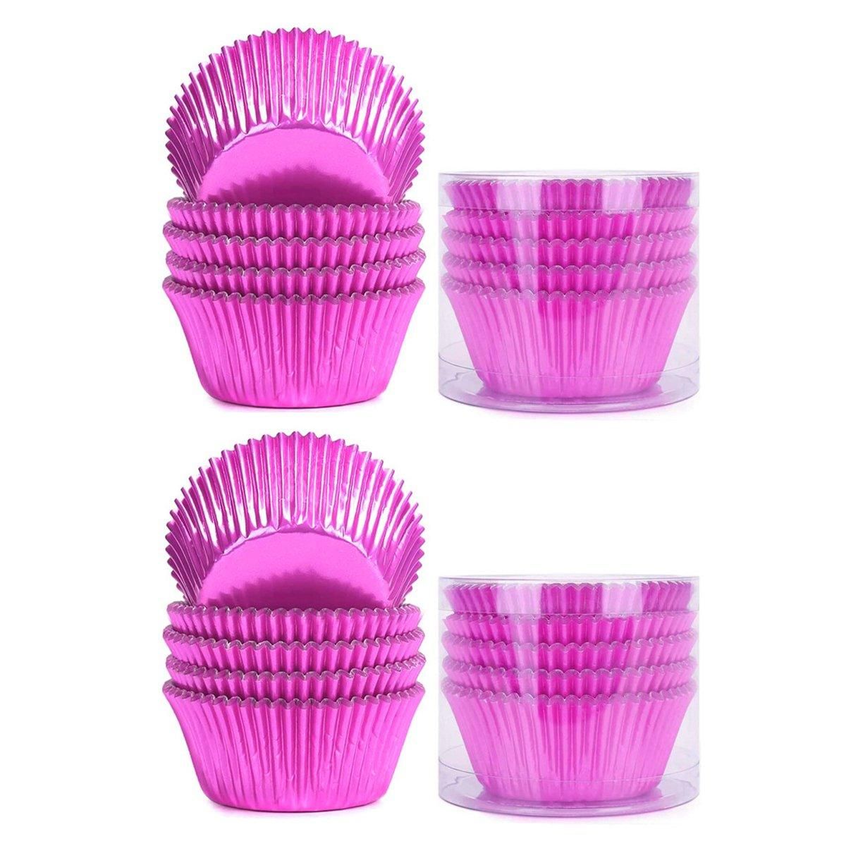 Cupcake Baking Cups, 7.5 cm, Pack of 200, Pink