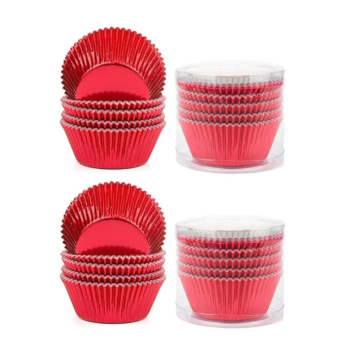 Cupcake Baking Cups, 7.5 cm, Pack of 200, Red