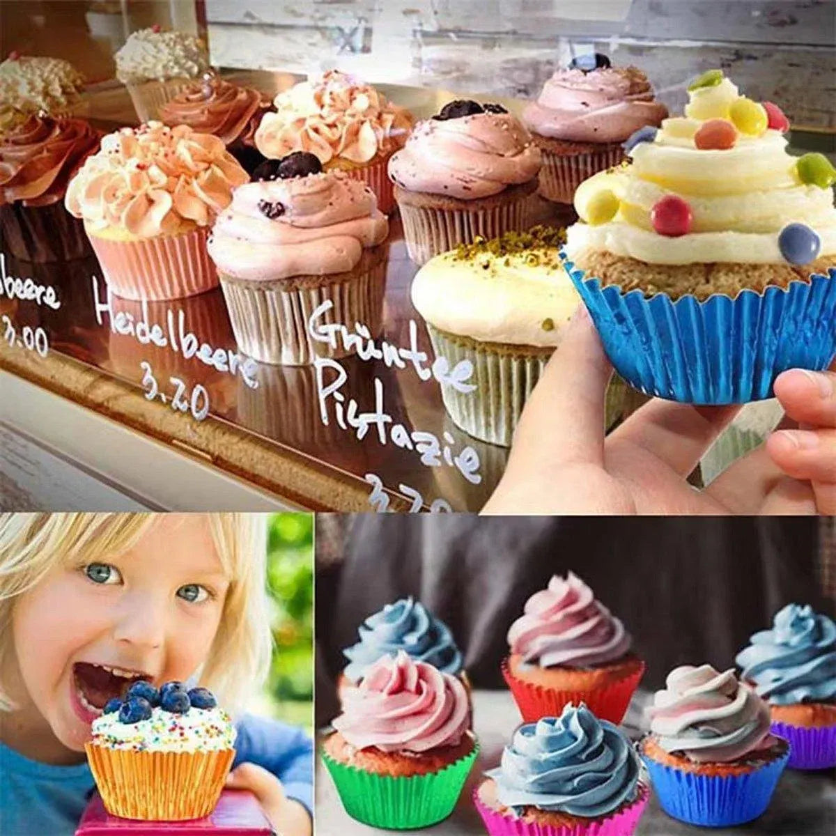 Cupcake Baking Cups, 7.5 cm, Pack of 200