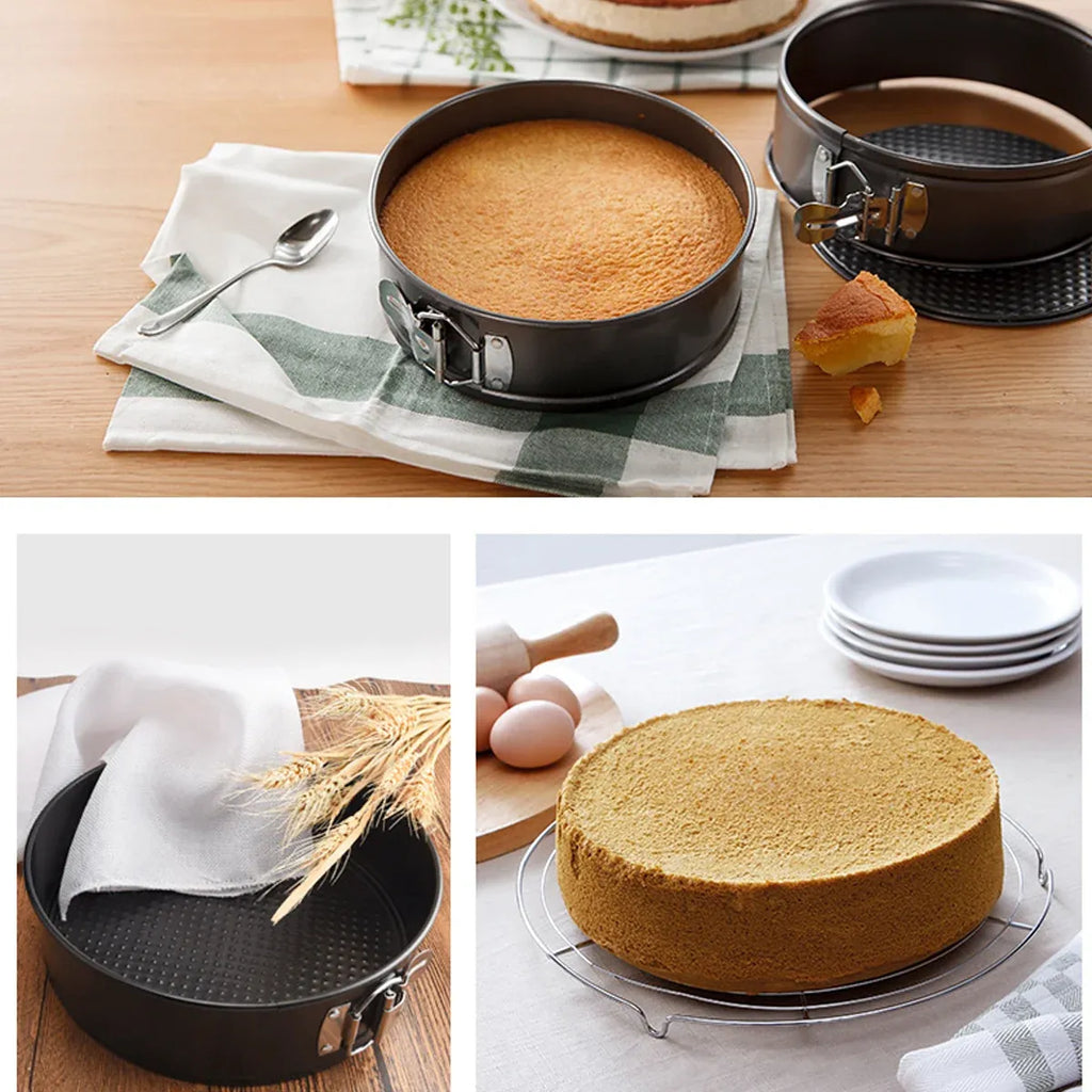 Springform Cake Pan Set, 4, 7 and 9 Inch