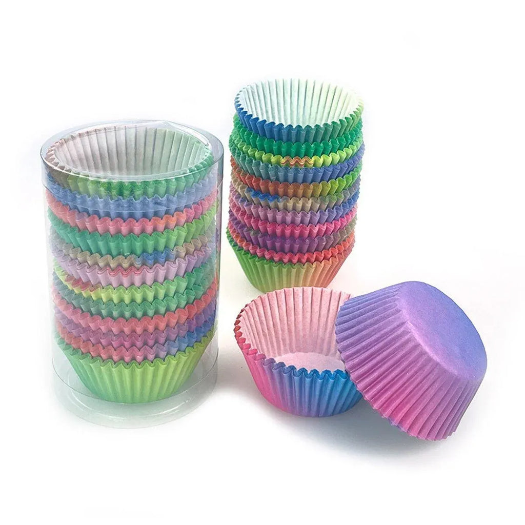 Gradient Colour Cupcake Paper Cases, Pack of 300