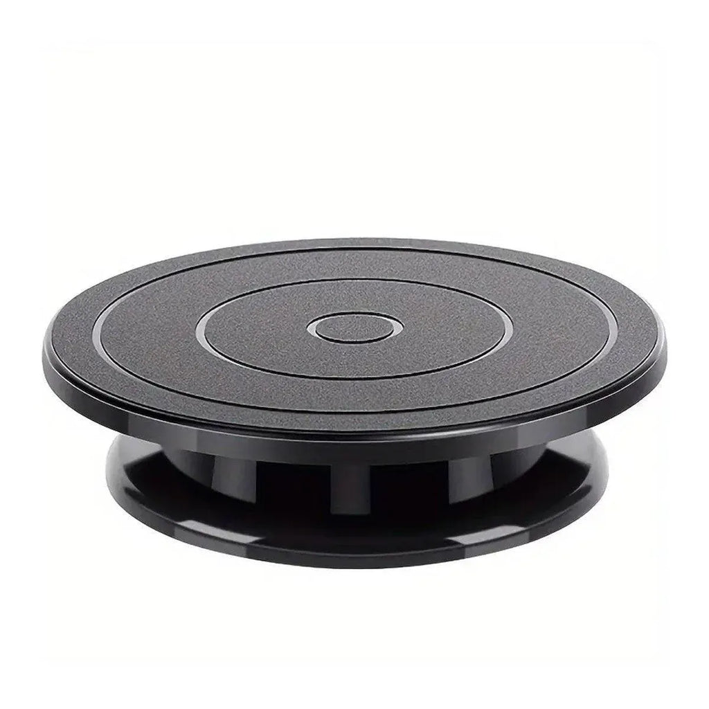 Rotating Cake Decorating Turntable, Black, 28 cm