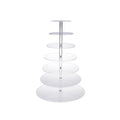 Clear Acrylic Round Cupcake Stand, 5 Tiers