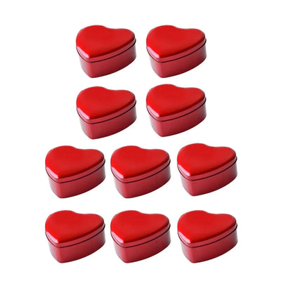 10pcs Iron Box Wedding Candy Boxes Tea Storage Durable Party Favor