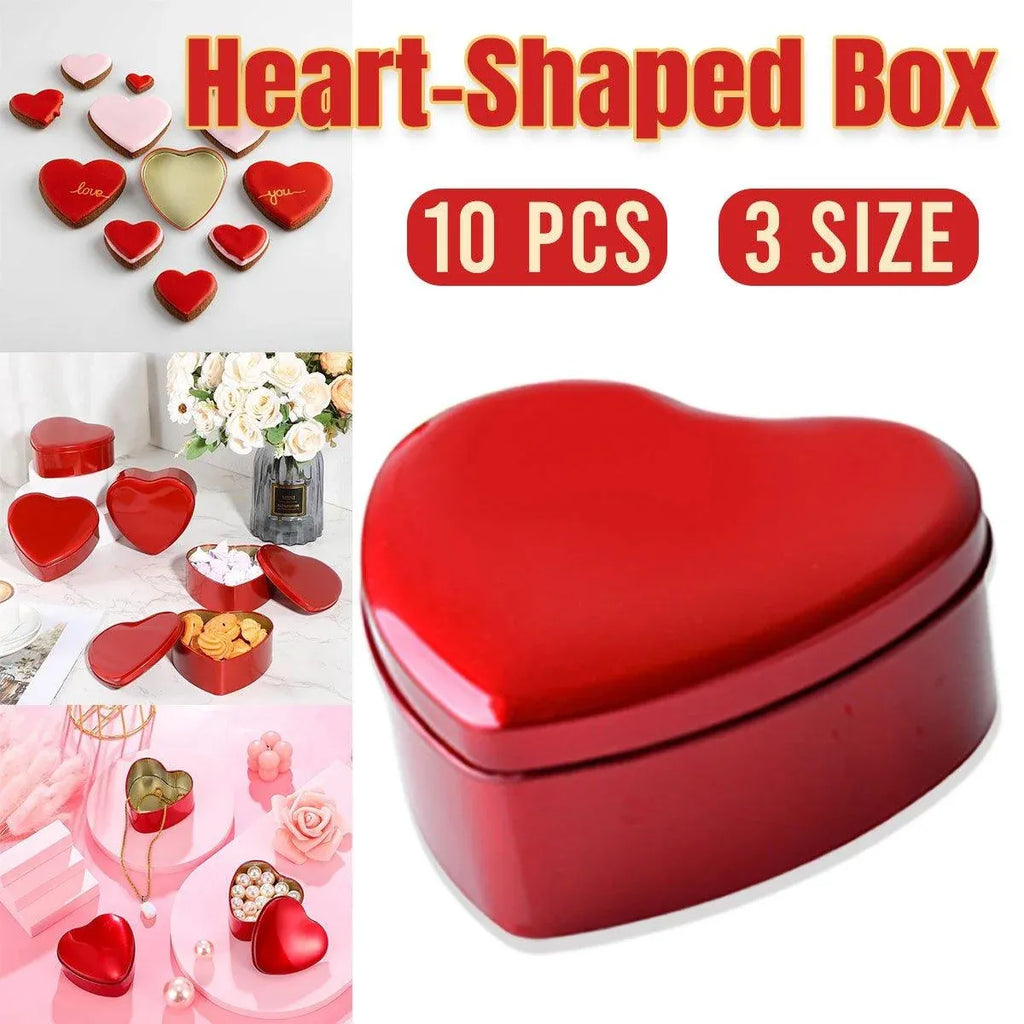 10pcs Iron Box Wedding Candy Boxes Tea Storage Durable Party Favor