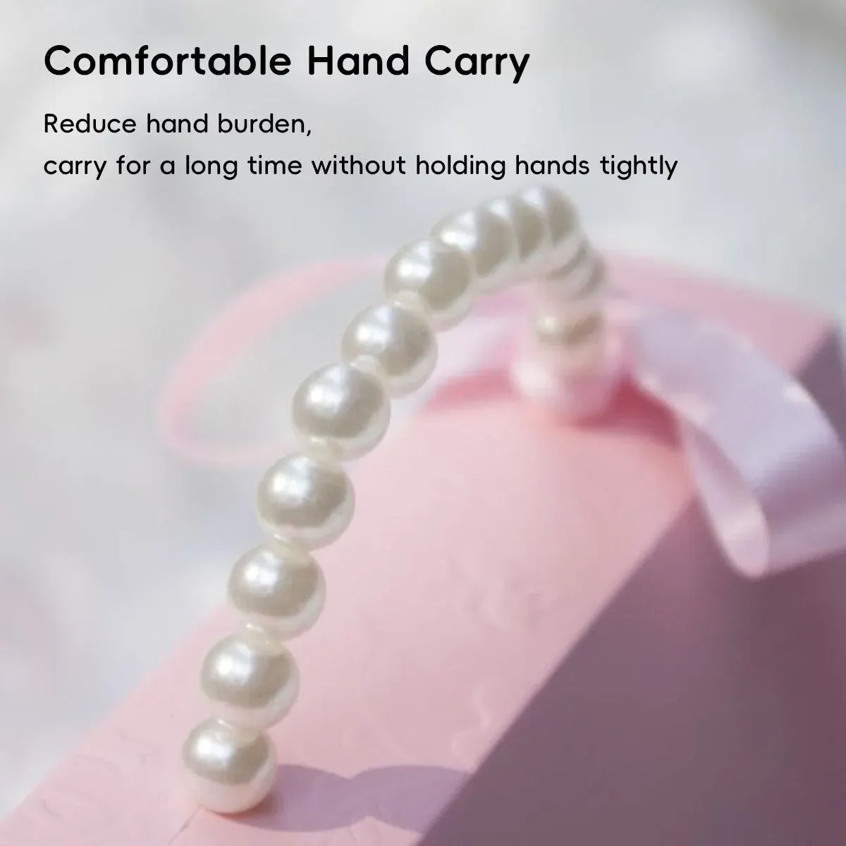 20pcs Pink Pearl Handle Gift Box Set Wedding Favour Candy Party Packaging - L