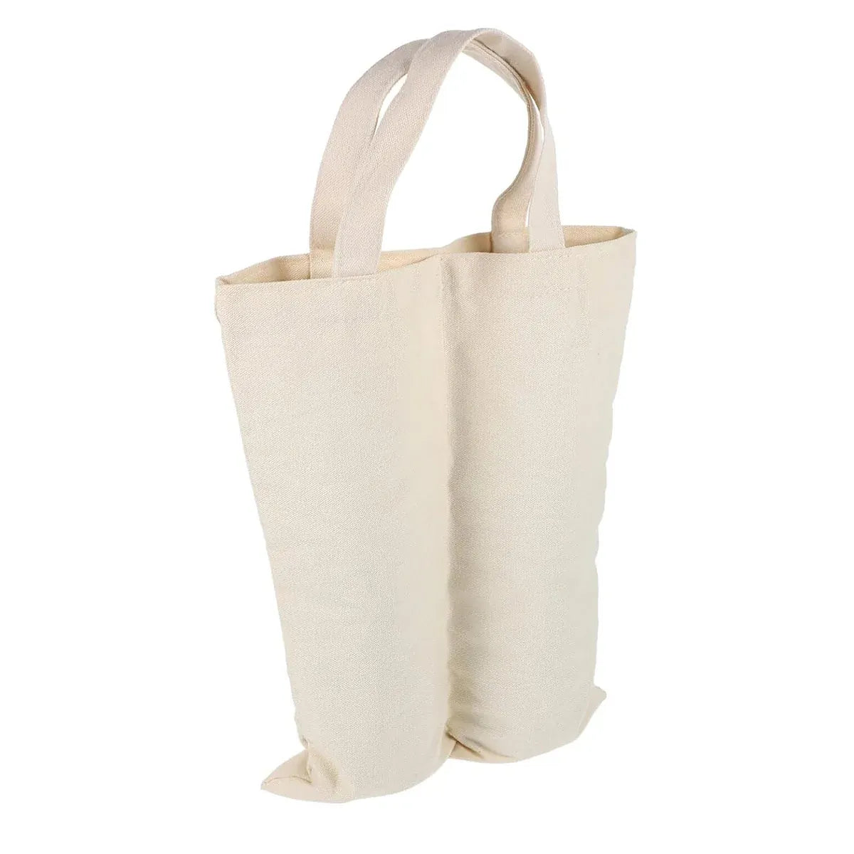 10PCS Double Bottle Wine Canvas Gift Bags with Handles for Party