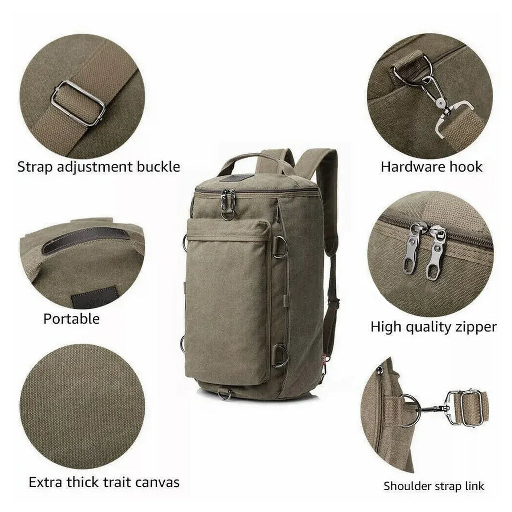 Large Capacity Shoulder Backpack Student Schoolbag Travel Bag