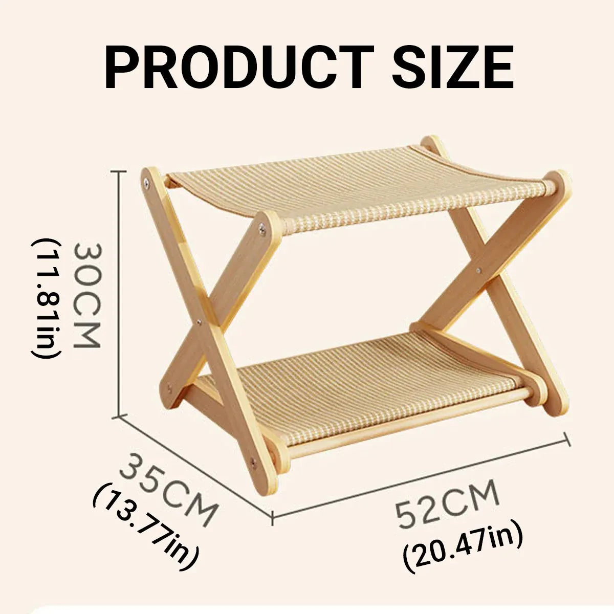 Sisal Double Layer Cat Scratching Board Foldable